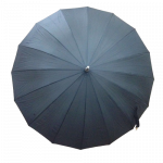 AVRUPA 101-05  16 TELLİ BÜYÜK BOY SİYAH ŞEMSİYE,