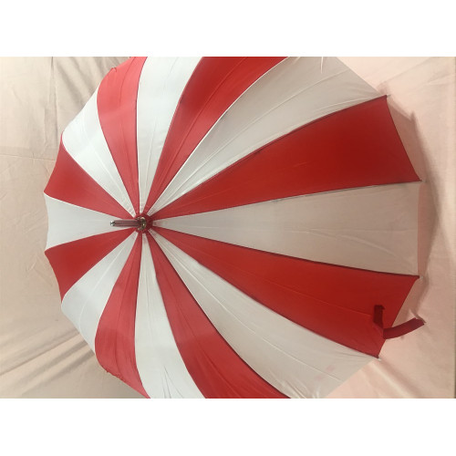 AVRUPA 201-46  KIRMIZI BEYAZ ŞEMSİYE 23 NİSAN TÖREN ŞEMSİYELERİ