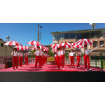 AVRUPA  201-42   23 NİSAN ŞEMSİYELERİ KIRMIZI BEYAZ ŞEMSİYELER, TÖREN ŞEMSİYELERİ,