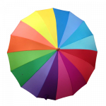 AVRUPA 101-06  16 TELLİ BÜYÜK BOY GÖKKUŞAGI ŞEMSİYE