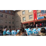 AVRUPA  201-26  TÖREN ŞEMSİYELERİ KIRMIZI BEYAZ MAVİ BEYAZ