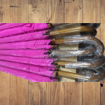 AVRUPA  201-13  PROMOSYON ŞEMSİYELER BASTON TİP PEMBE FUJYA