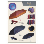 April  203-L  Mini Bayan Şemsiyesi Yassı Tip,